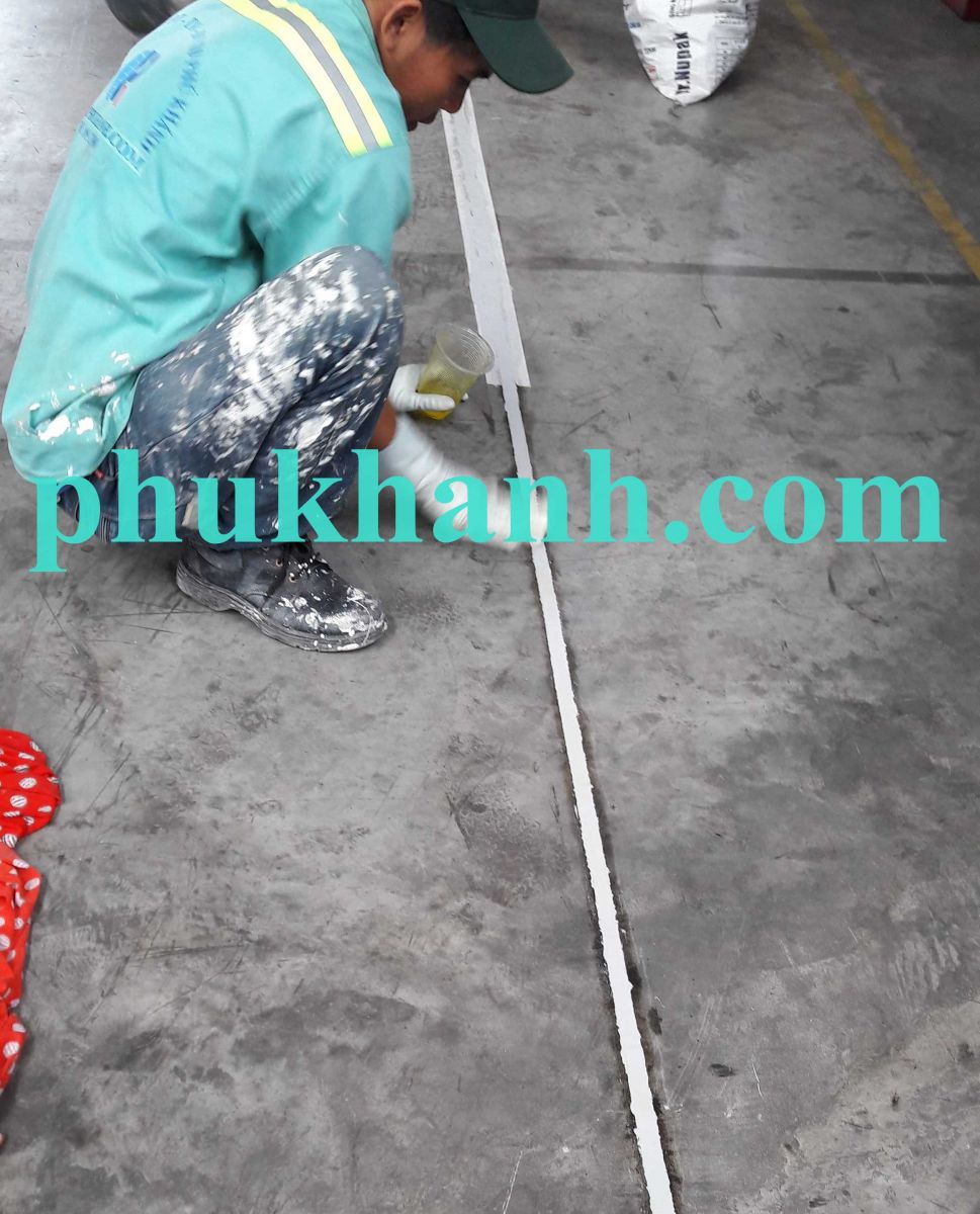 XỬ LÝ KHE CO GIÃN TẠI NHÀ KHO CÔNG TY TNHH MAPLETREE VIỆT NAM